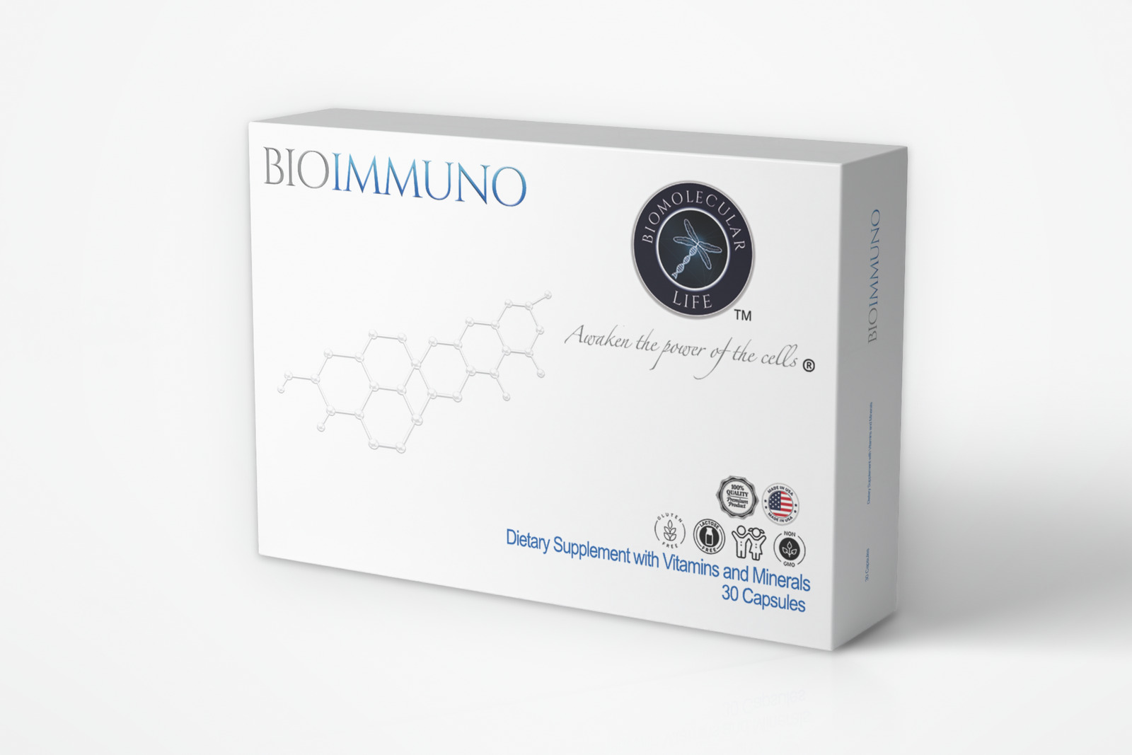 BIOIMMUNO, Three-quarter view